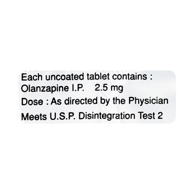 TOLAZ DT 2.5mg Tablet 15's - Schizophrenia-Aps