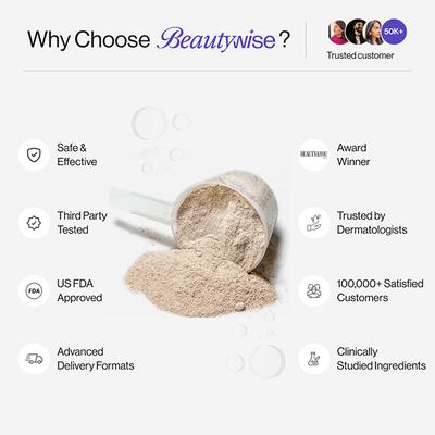 Beautywise Advanced Collagen Peptides (Blueberry) 200 gm - Multi-Vitamins