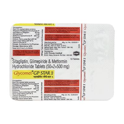 GLYCOMET GP STAR 2 Tablet 10's - Diabetes-Ant