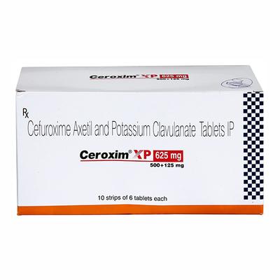 Ceroxim XP 625mg Tablet 6'S - Bacterial Infections-Cep