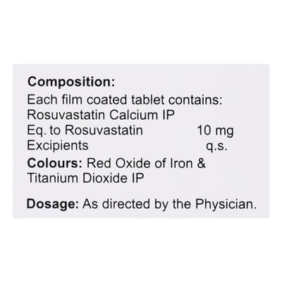 CARDIOROSTIN 10mg Tablet 10's - High Cholesterol-Dys