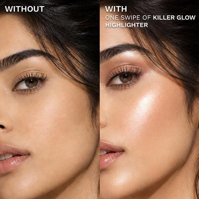 PAC Killer Glow Powder Highlighter Micro Pearls Rose Gold Luminous HD Shine - Soft Sun (8.11 g) - Highlighters & Illuminators