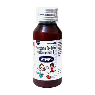 AZPYR STRAWBERRY FLAVOUR 250 Suspension 60ml - Fever-Ana