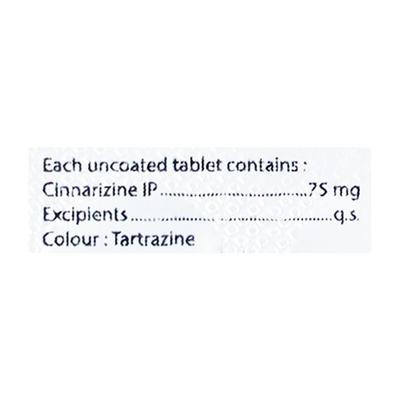 VERTICALM 75 Tablet 10's - Vertigo-Ant