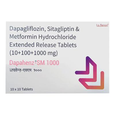 DAPAHENZ SM 1000 Tablet 10's - Diabetes-Ant