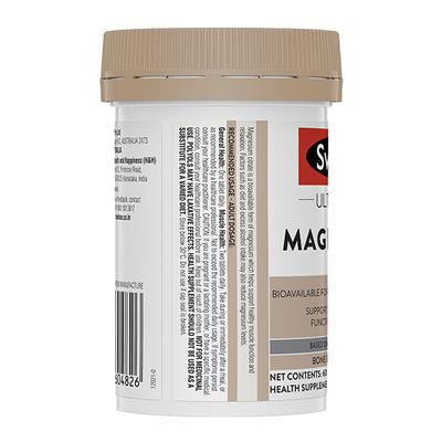 Swisse Ultiboost Magnesium Tablet 60's - Calcium And Minerals
