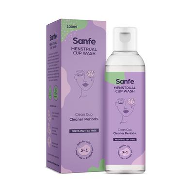 Sanfe Menstrual Cup Wash - Neem and Tea Tree 100 ml - Menstrual Cups