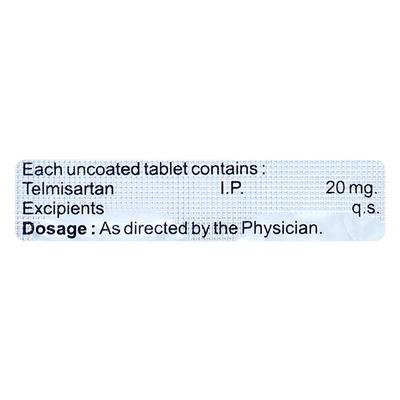 CUTEL 20 Tablet 10's - Hypertension-Ang