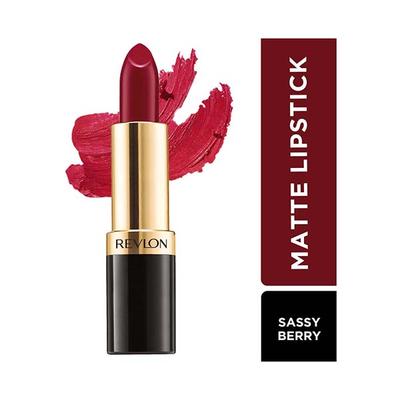 Revlon Super Lustrous Lipstick- Bold Matte-Sassy Berry 4.2 gm - Lipsticks