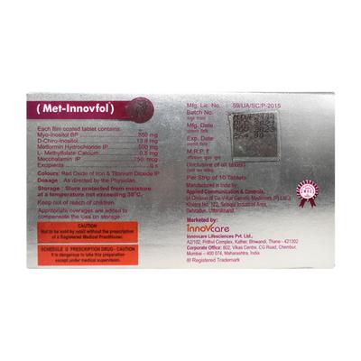 MET Innovfol Tablet 10'S - Supplements-Sup