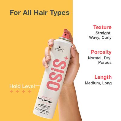 Schwarzkopf Professional Osis + Super Shield Hair Spray 300 ml - Hair Sprays & Mists