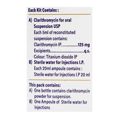 CLARIT 125mg Dry Syrup 30ml - Bacterial Infections-Mac