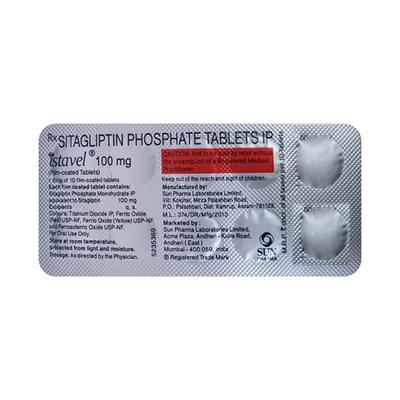 ISTAVEL 100mg Tablet 10's - Diabetes-Ant