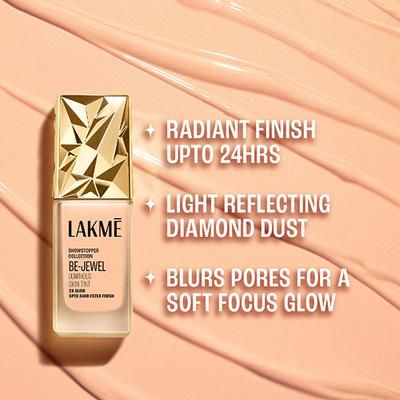 Lakme Be-Jewel Luminous Skin Tint Up To 2X Luminous Glow Cool Ivory 25 ml - Foundation
