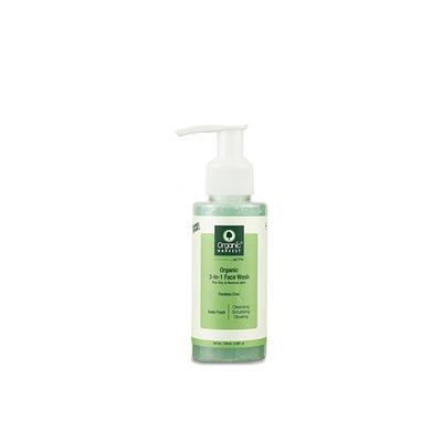 Organic Harvest 3-in-1 Face Wash for Dry and Normal Skin 100 ml - Face Wash & Cleansers