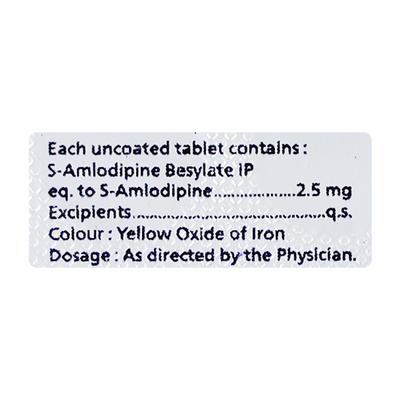 AMLOBACT S 2.5 Tablet 10's - Hypertension-Cal