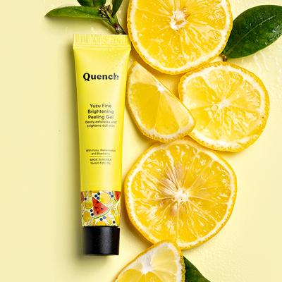 Quench Botanics Vitamin C Peeling Gel with Yuzu & Orange Peel To Brighten Dull Skin 15 ml - Masks & Peels