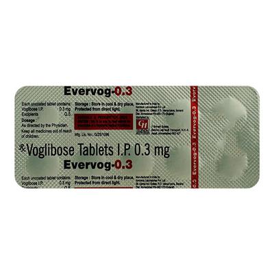 EVERVOG 0.3 Tablet 10's - Diabetes-Ant
