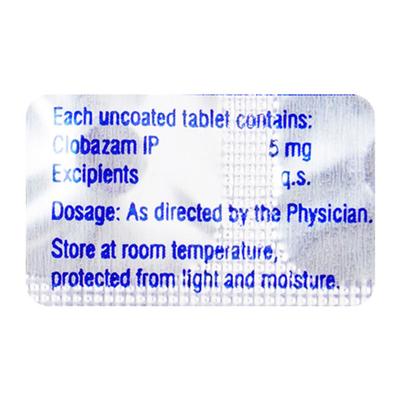Lobazam MD 5mg Tablet 10'S - Anxiety-Anx