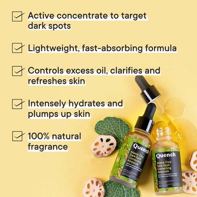 Quench Botanics Mama Cica Dark Spot Correcting Ampoule 30 ml - Face Serum