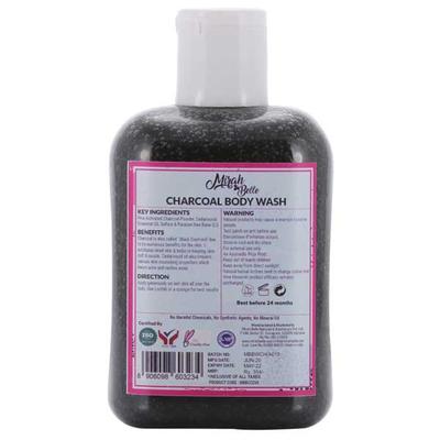 Mirah Belle Charcoal Body Wash 250 ml - Shower Gels & Body Wash