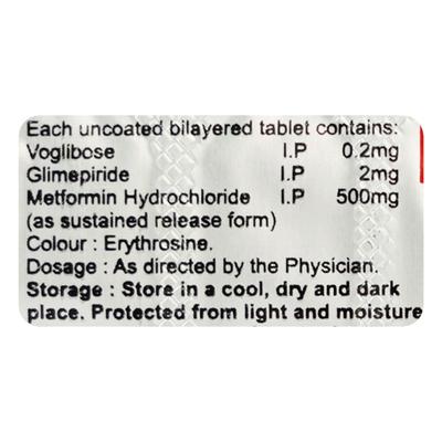 ADIBOSE GM 2mg Tablet 10's - Diabetes-Ant