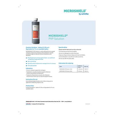 Microshield PVP-S Povidine-Iodine Solution I.P. 500 ml - Wart Treatments