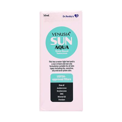 VENUSIA SUN AQUA SPF 65+ PA++++ UVA+UVB Sunscreen 50ml - Sunscreen Preparations-Emo