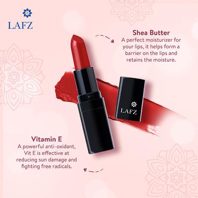 Lafz Velvet Matte Lipstick, Vintage Red 4.5 gm - Lipsticks