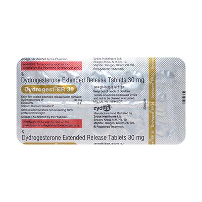 DYDROGEST ER 30 Tablet 10's - Hormonal Therapy-Oes