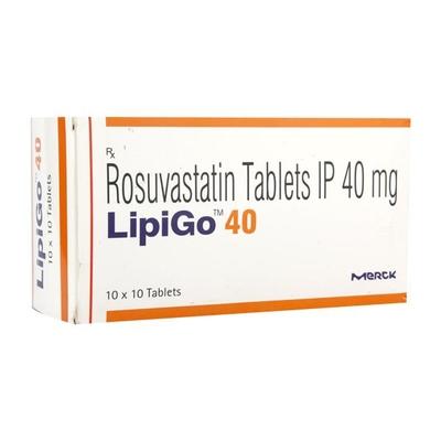 Lipigo 40mg Tablet 10'S - High Cholesterol-Dys
