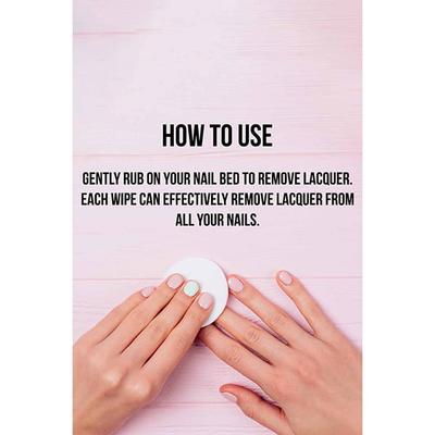 Colorbar On The Go Nail Paint Remover Wipes Npr007 30's - Nail Polish Remover