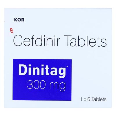 DINITAG 300 Tablet 6's - Bacterial Infections-Cep
