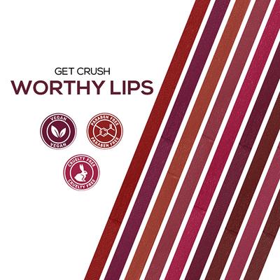 Renee Crush Glossy Lipstick - Amor 4 gm - Lipsticks