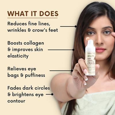 Nature Trail AM to PM Under Eye Cream with Caffeine, Peptides and Shea Butter 30 ml - Under Eye Creams & Serums