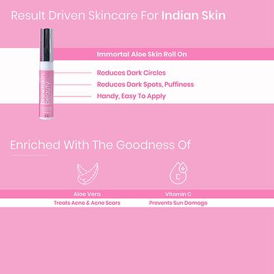 BrownSkin Beauty Immortal Aloe Skin Roll On 15 ml - Under Eye Creams & Serums