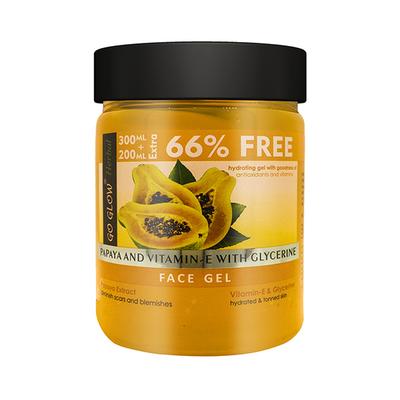 Berina Go Glow By Berina Papaya & Vitamin E with Glycerine Face Gel 500 ml - Face Gels