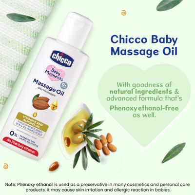 Chicco Baby Moments Massage Oil 200 ml - Creams, Lotions & Oils