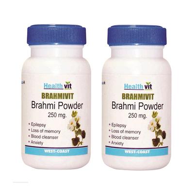 Healthvit Brahmi 250 mg Capsule (Pack of 2 x 60's) - Mental Health