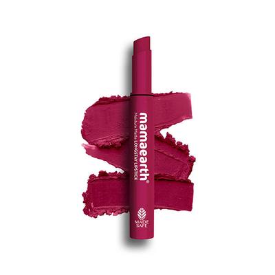 Mamaearth Moisture Matte Long stay Lipstick with Avocado Oil & Vitamin E for 12 Hour Long Stay12 Berrylicious Magenta 2 gm - Lipsticks