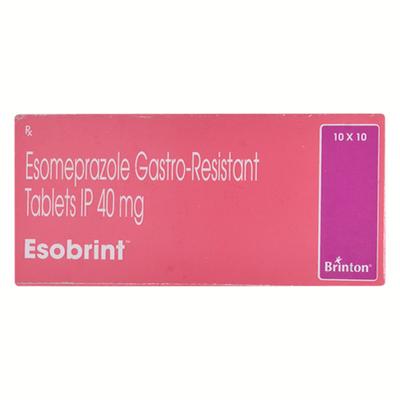 ESOBRINT 40 Tablet 10's - Ulcer/Reflux/Flatulence-Aaa