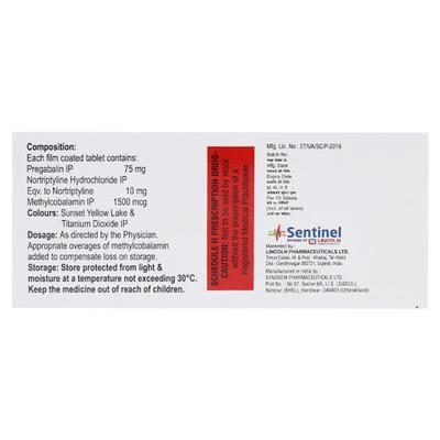 MOBYLE NT Tablet 10's - Neuropathic Pain-Dru