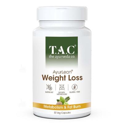 TAC The Ayurveda Co. AyurLean Weight Loss Veg Capsule 30's - Speciality Medicines