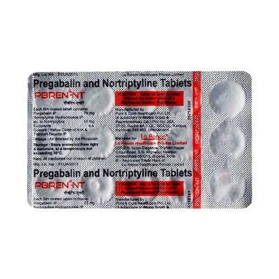 PBREN NT Tablet 15's - Neuropathic Pain-Dru