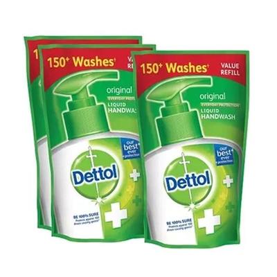 Dettol Original Liquid Handwash Buy 2 Get 1 Free 175 ml - Hand Wash & Soaps