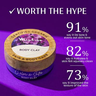 Mintree Certified Organic Calming Detan Body Mask Brightens and Repairs Skin, Enhances Glow 150 gm - Body Scrubbers & Brushes