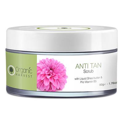 Organic Harvest Anti Tan Face Scrub 50 gm - Scrubs & Exfoliants