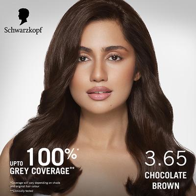 Schwarzkopf Simply Colour Permanent Hair Colour For 100% Grey Coverage - 3.65 Chocolate Brown 142.5 ml - Crème