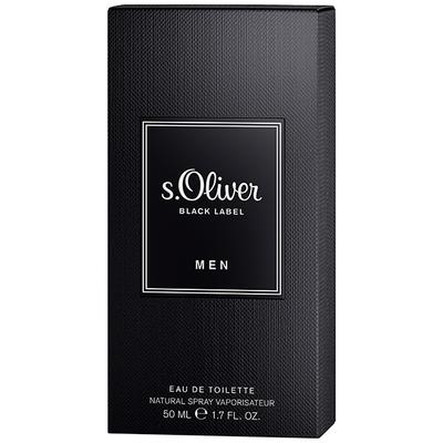 s.Oliver Black Label Men Eau de Toilette Natural Spray 50 ml - Men Perfumes (Edt/Edp)