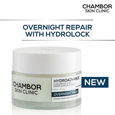 Chambor Skin Clinic Hydroadvance Overnight Mask, Deep Hydration & Skin Barrier Repair 50 gm - Masks & Peels
